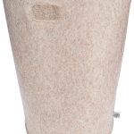 Parker Baby Nursery Laundry Hamper - Felt Storage Basket and Baby Hamper for Nursery (Oatmeal)